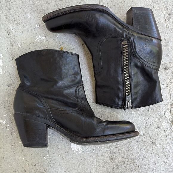 Frye Leather Ankle Boots - Picture 2 of 8